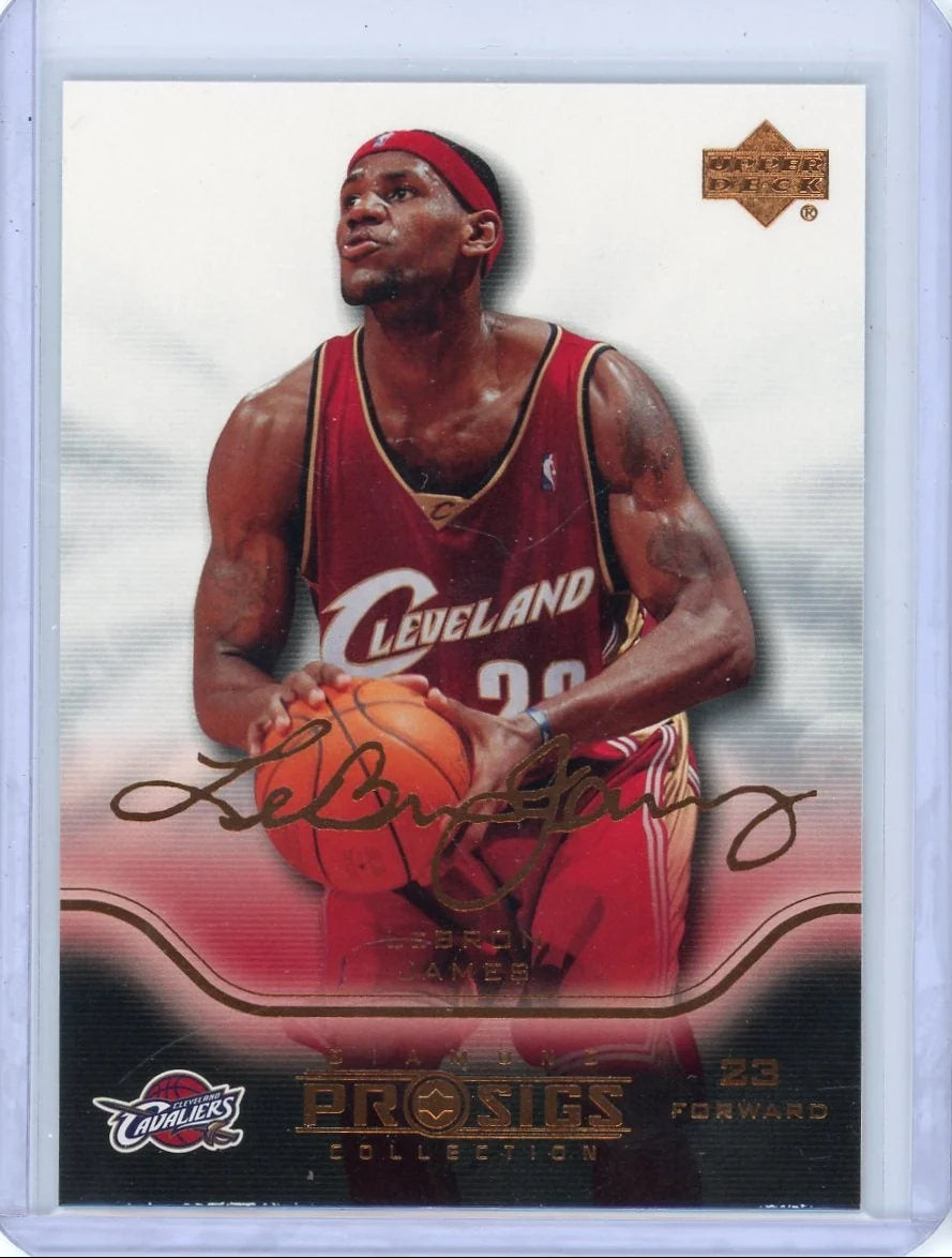 LeBron James 2004 Upper Deck Prosigs