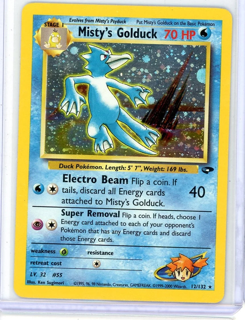 Misty's Golduck Pokémon Gym Challenge Holo #12/132