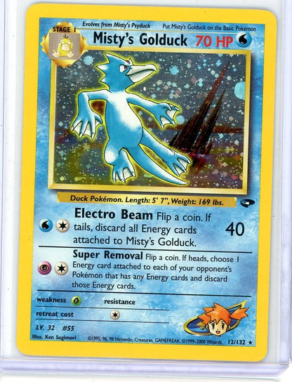 Misty's Golduck Pokémon Gym Challenge Holo #12/132