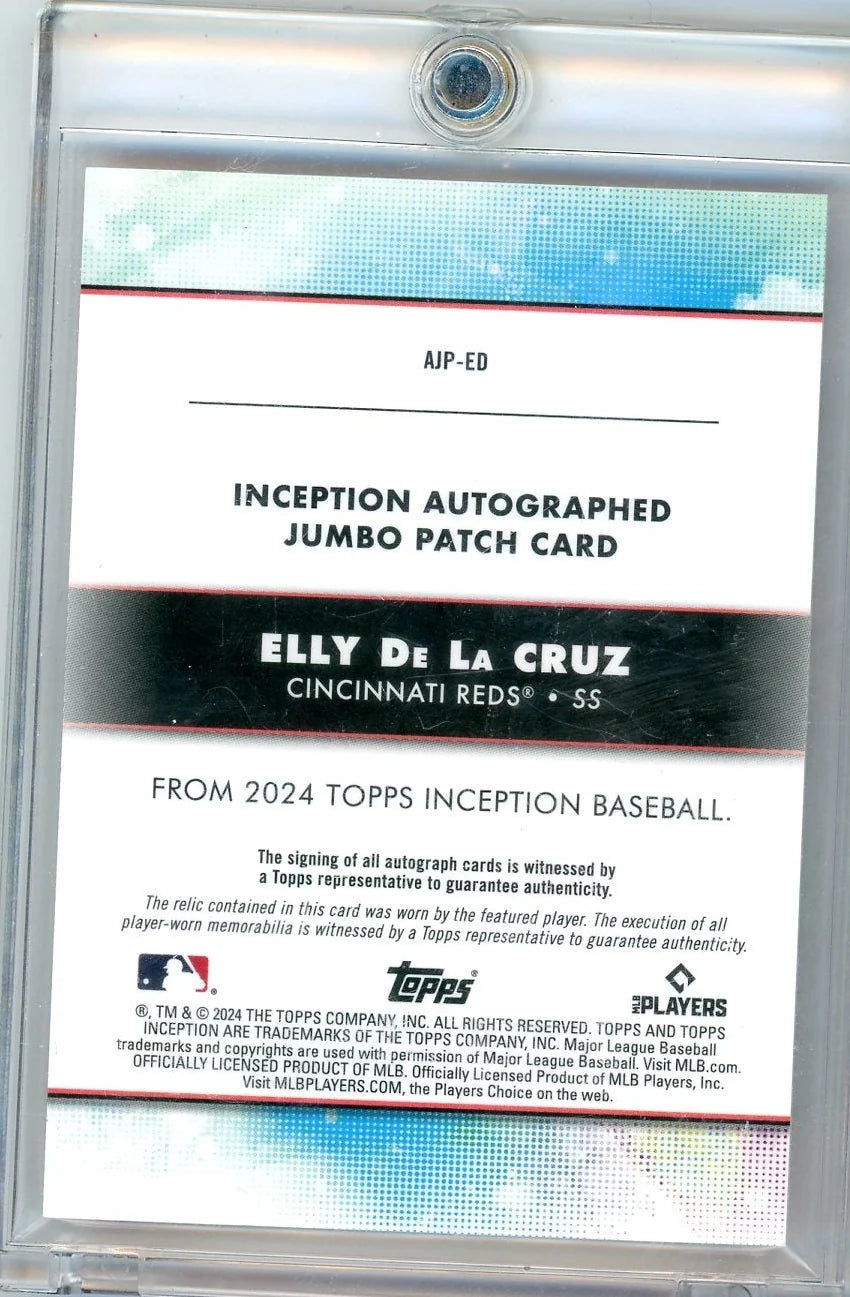 Elly De La Cruz 2024 Topps Inception RPA  #'d 07/10
