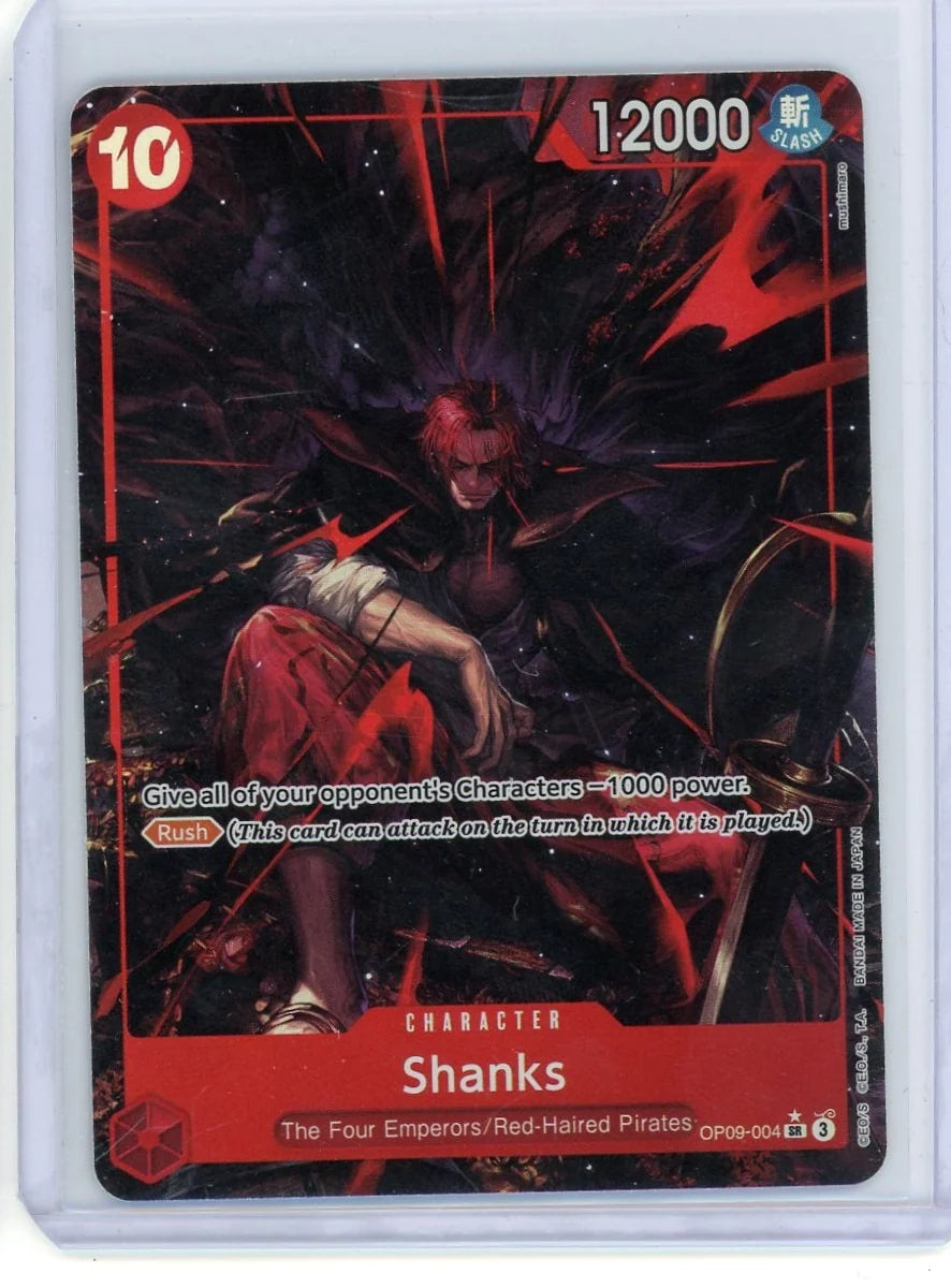 Shanks One Piece Emperors in the New World Super Rare Alt. Art #OP09-004