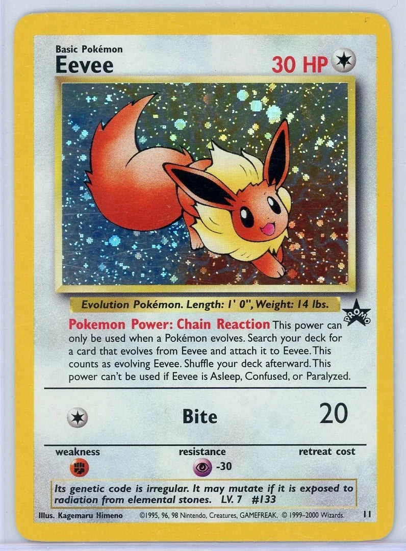 Eevee 2000 Pokemon WoTC Promo #11 LP