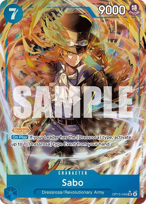 Sabo (Alternate Art) (OP15-046) (Adventure on Kami's Island) (OP15-EB04)