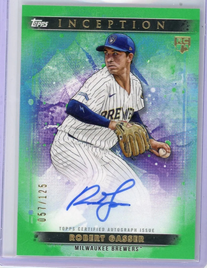 Robert Gasser 2024 Topps Inception Rookie Autograph #'d 057/125