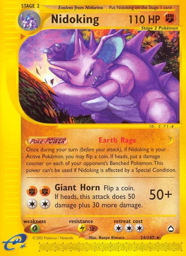 Nidoking (24) (024/147) (Aquapolis) (AQ)