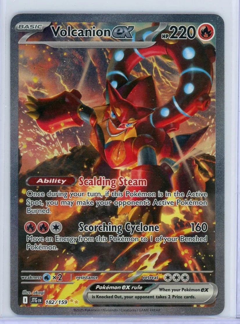 Volcanion ex Pokémon Journey Together Special Illustration Rare #182/159