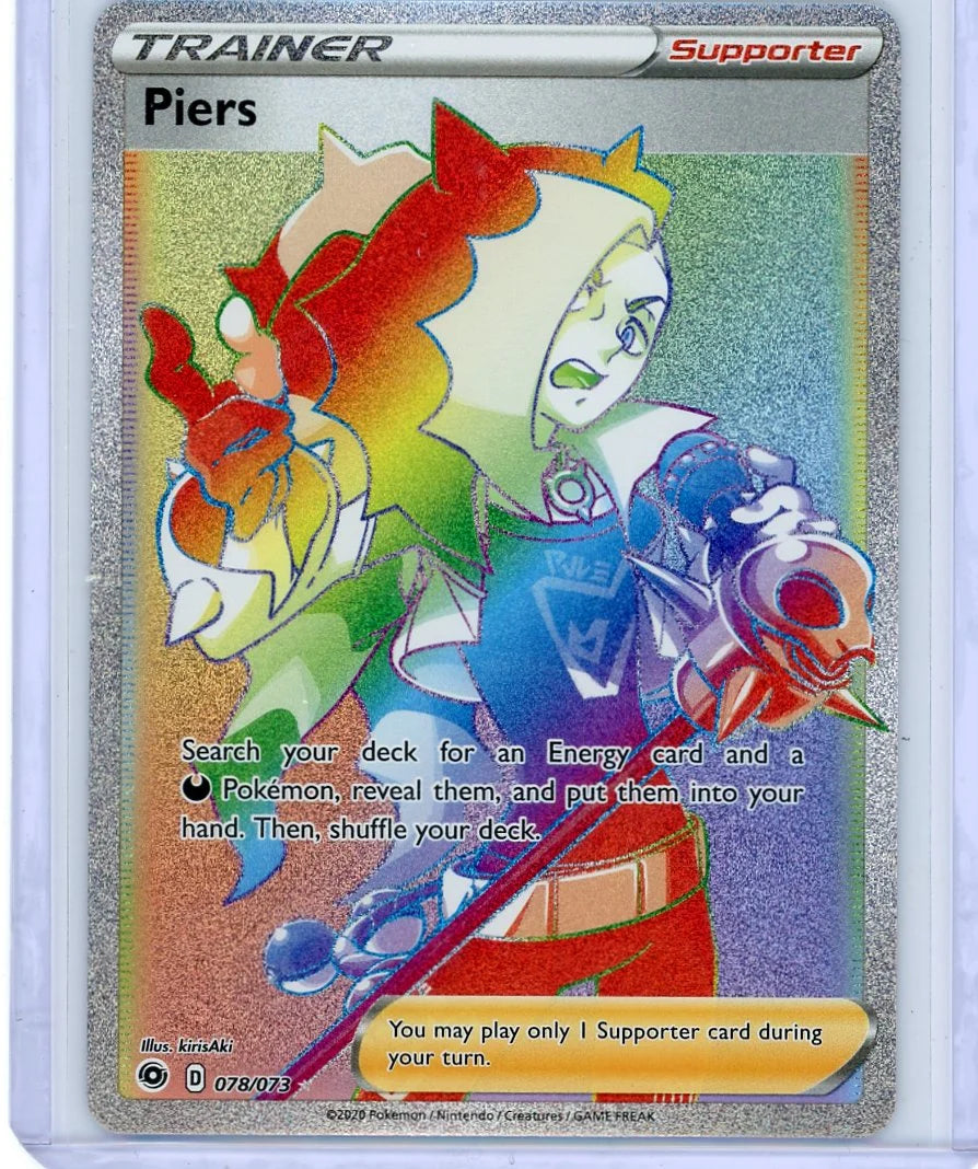 Piers 2020 Pokémon Champion's Path Secret Rare #078/023
