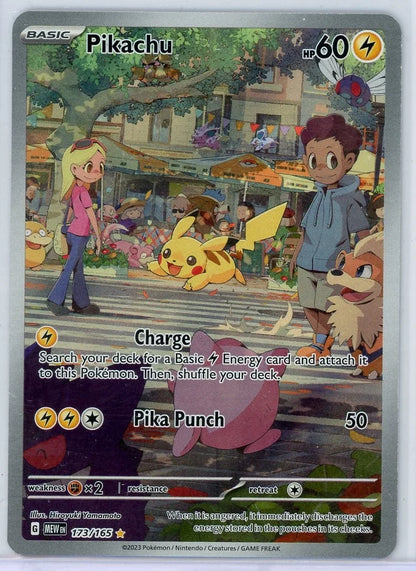 Pikachu Pokémon 151 Illustration Rare #173/165 WP
