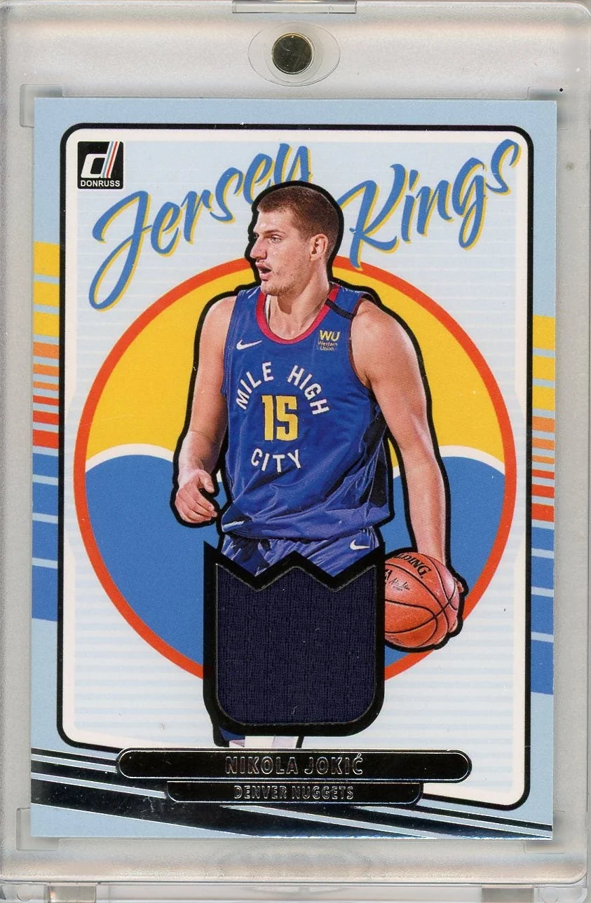 Nikola Jokic 2020 Panini Donruss Jersey Kings Patch