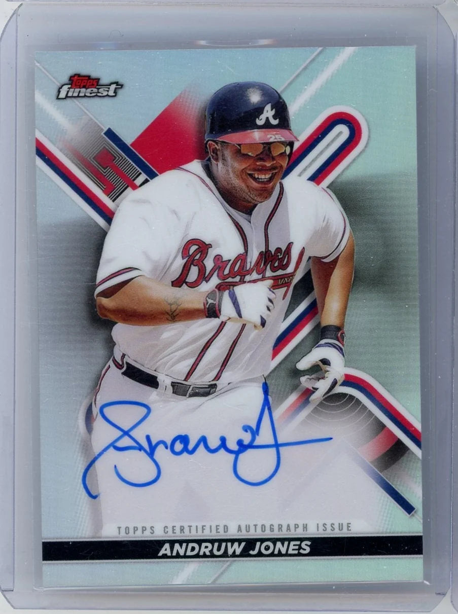 Andruw Jones 2022 Topps Finest Autograph
