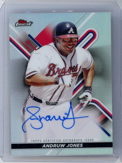 Andruw Jones 2022 Topps Finest Autograph
