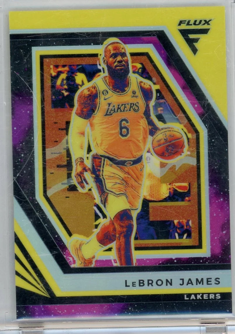 LeBron James 2023 Panini Flux Supernova Prizm #'d 19/75