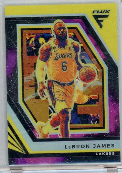 LeBron James 2023 Panini Flux Supernova Prizm #'d 19/75