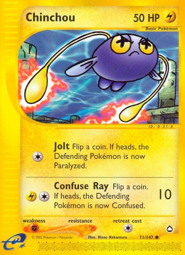 Chinchou (71) (071/147) (Aquapolis) (AQ)