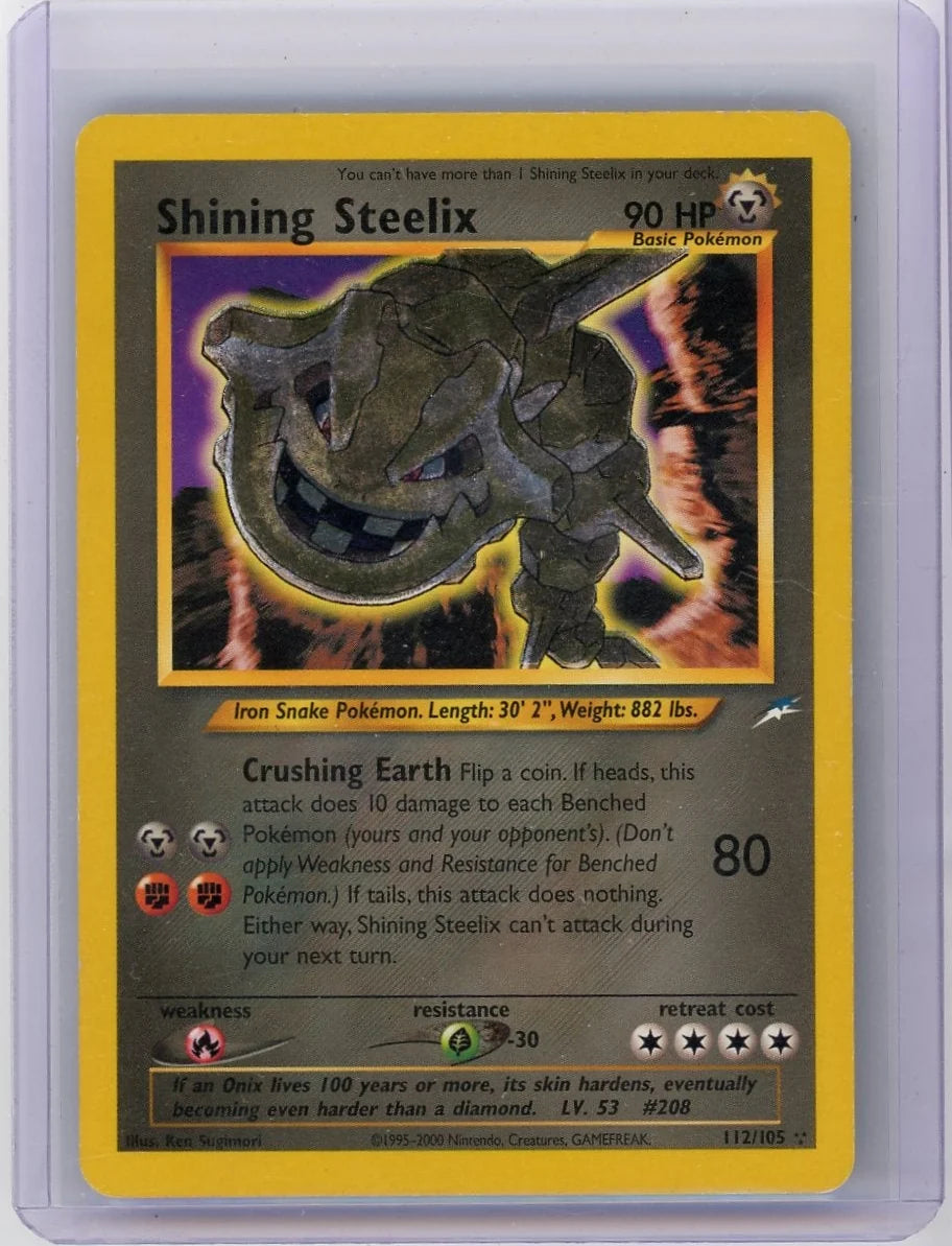 Shining Steelix Pokémon Neo Destiny #112/105