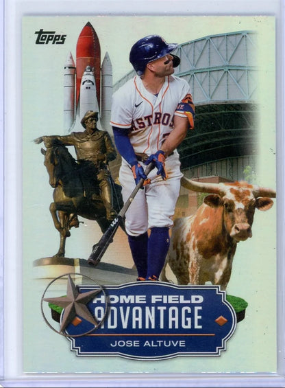 Jose Altuve 2023 Topps Home Field Advantage