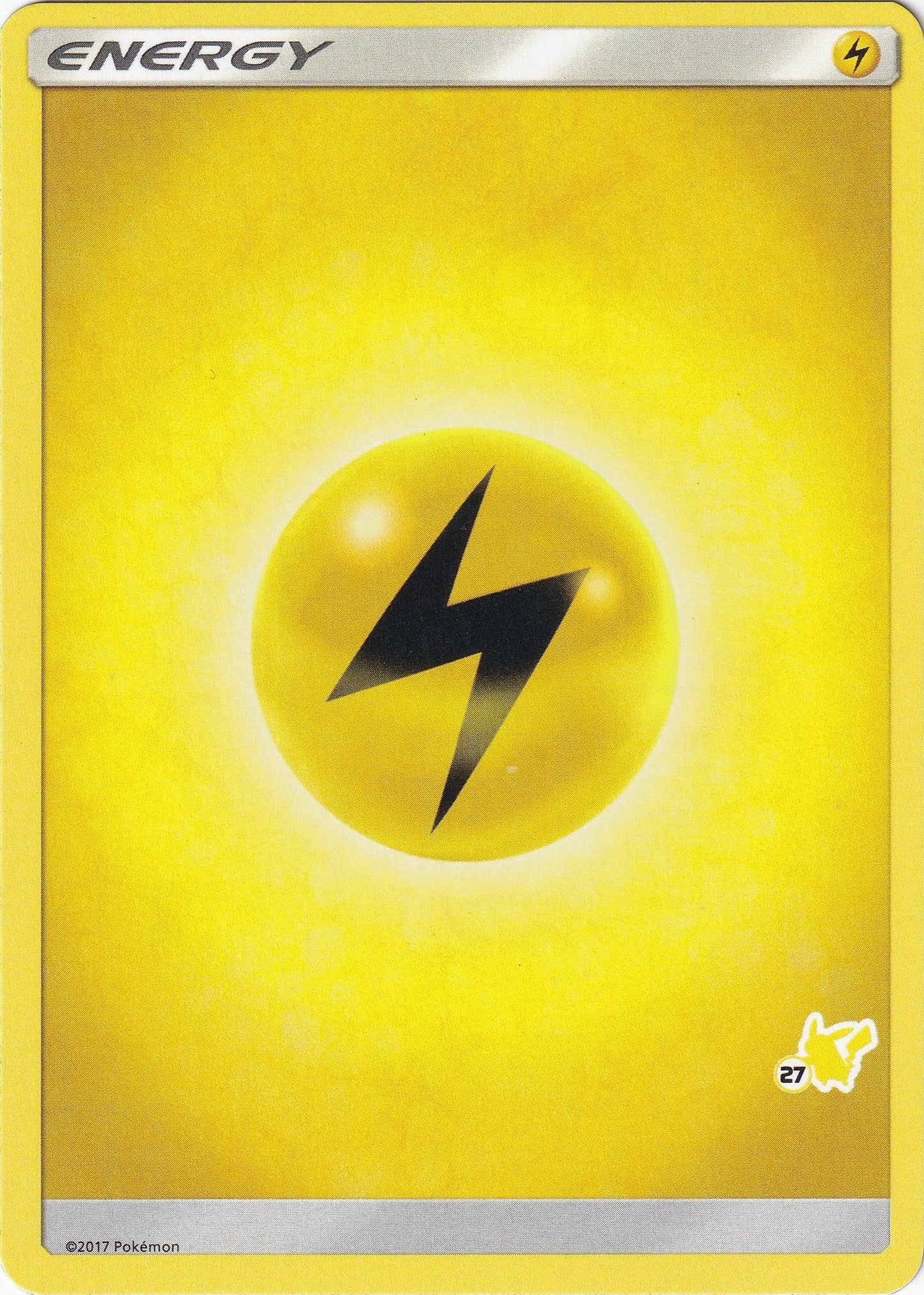 Lightning Energy (#27 Pikachu Stamped) (Battle Academy) (BTA)