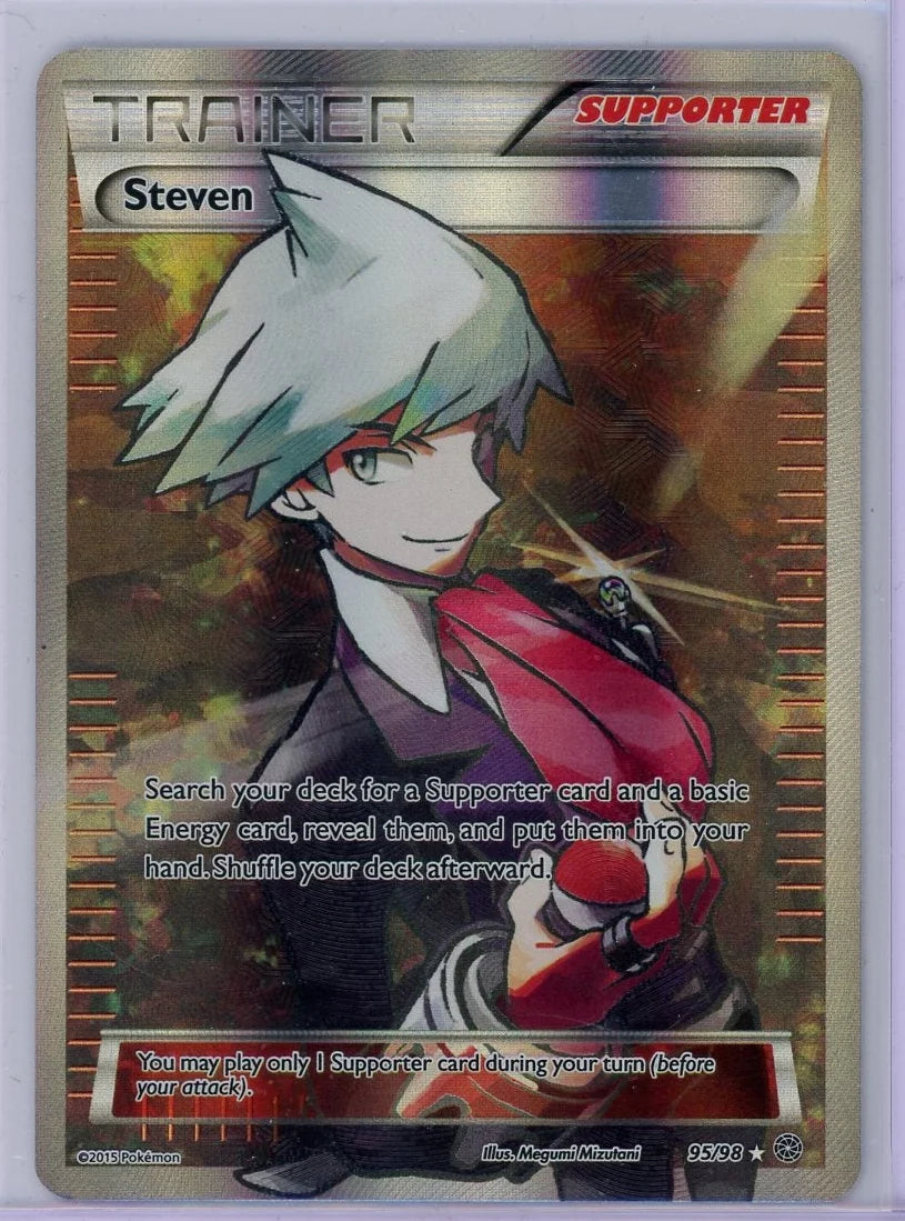 Steven Pokémon XY Ancient Origins Full-Art #95/98