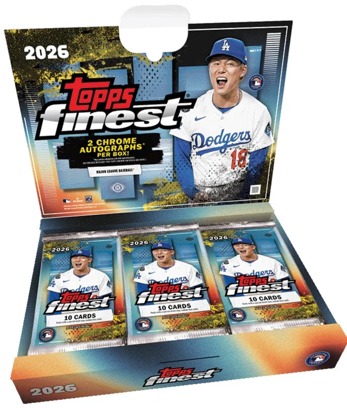 2026 Topps Finest Baseball Hobby 8 Box Case