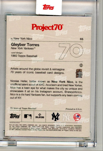 Gleyber Torres Project70 by New York Nico #65 /2606