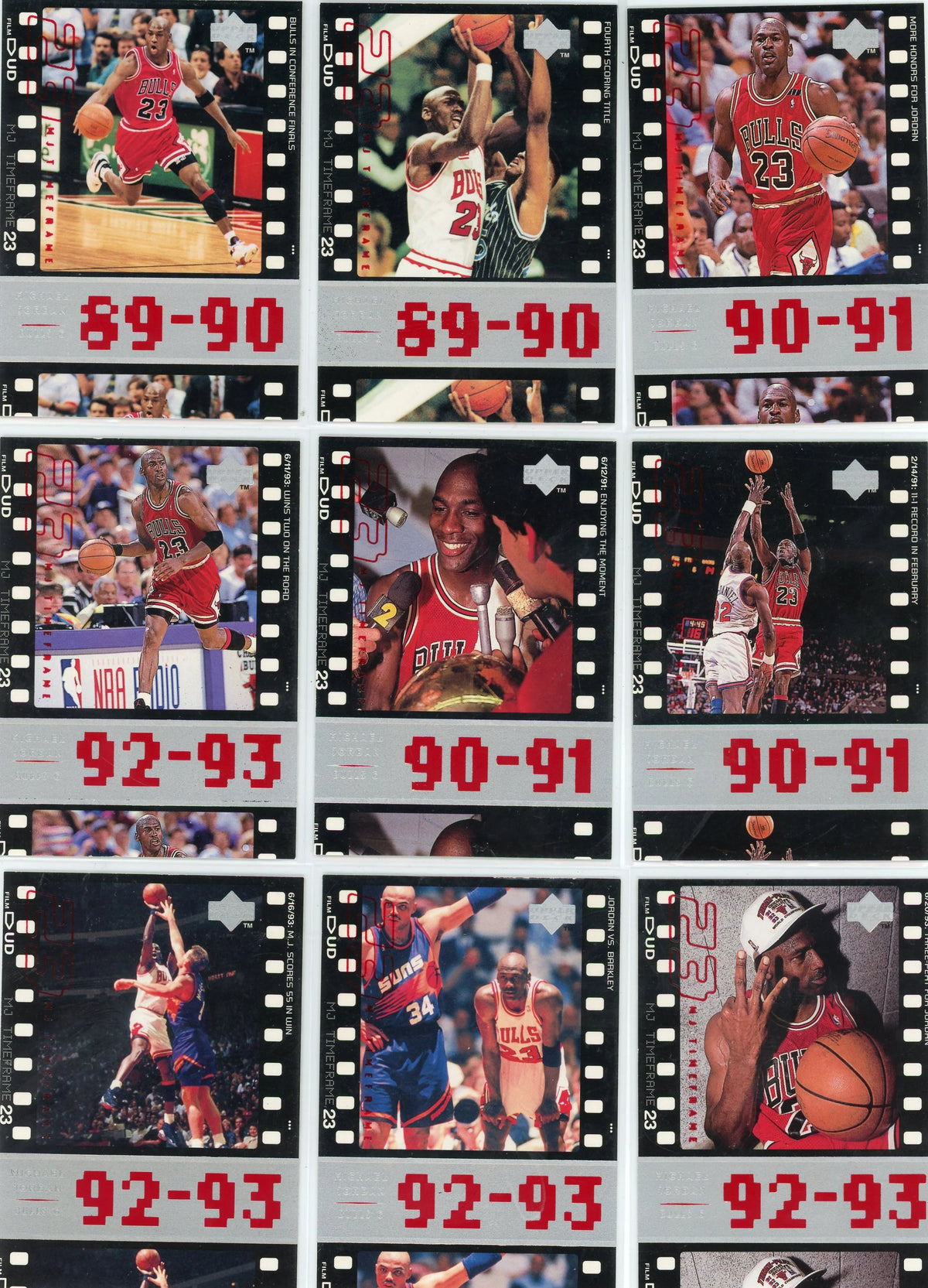 Michael Jordan Upper Deck 1998 Film Bundle