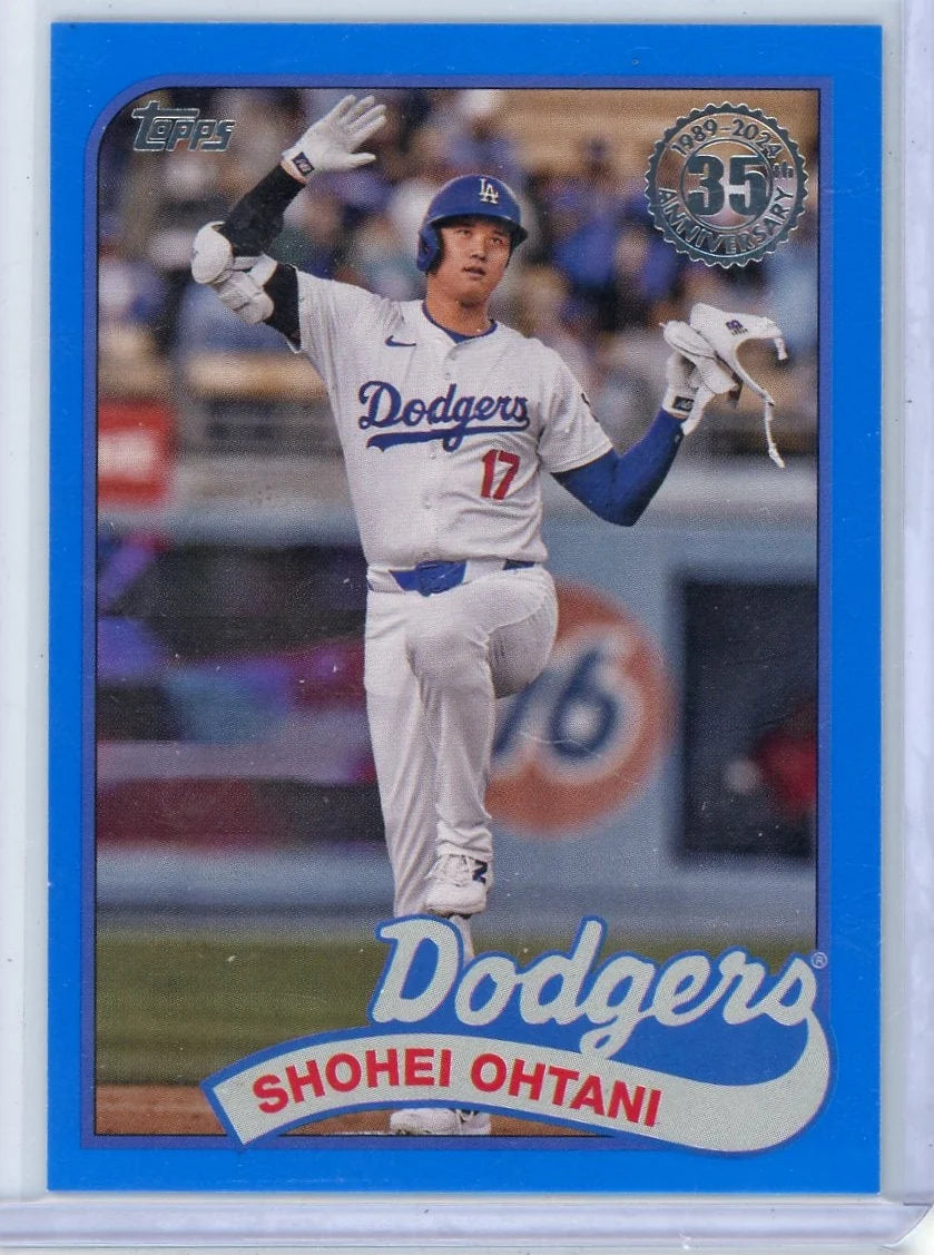 Shohei Ohtani 2024 Topps Update 1989 Blue Border