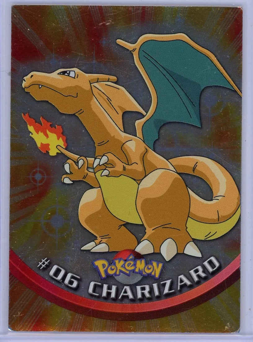 Charizard Pokemon Topps Chrome Foil #6 (Blue Label)