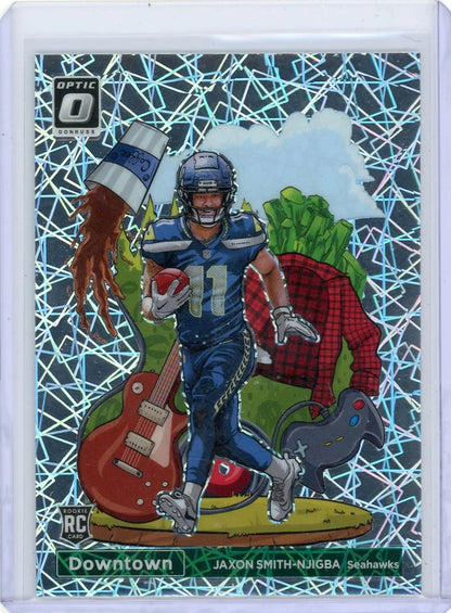 Jaxon Smith-Njigba 2023 Panini Donruss Optic Downtown rookie card