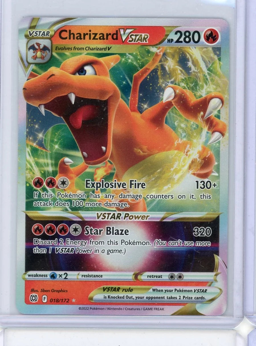 Charizard Vstar Pokémon Brilliant Stars Ultra Rare #018/172