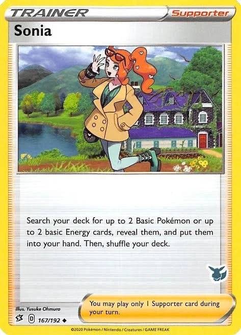 Sonia - 167/192 (Eevee Stamped) (167/192) (Battle Academy 2022) (BA22)