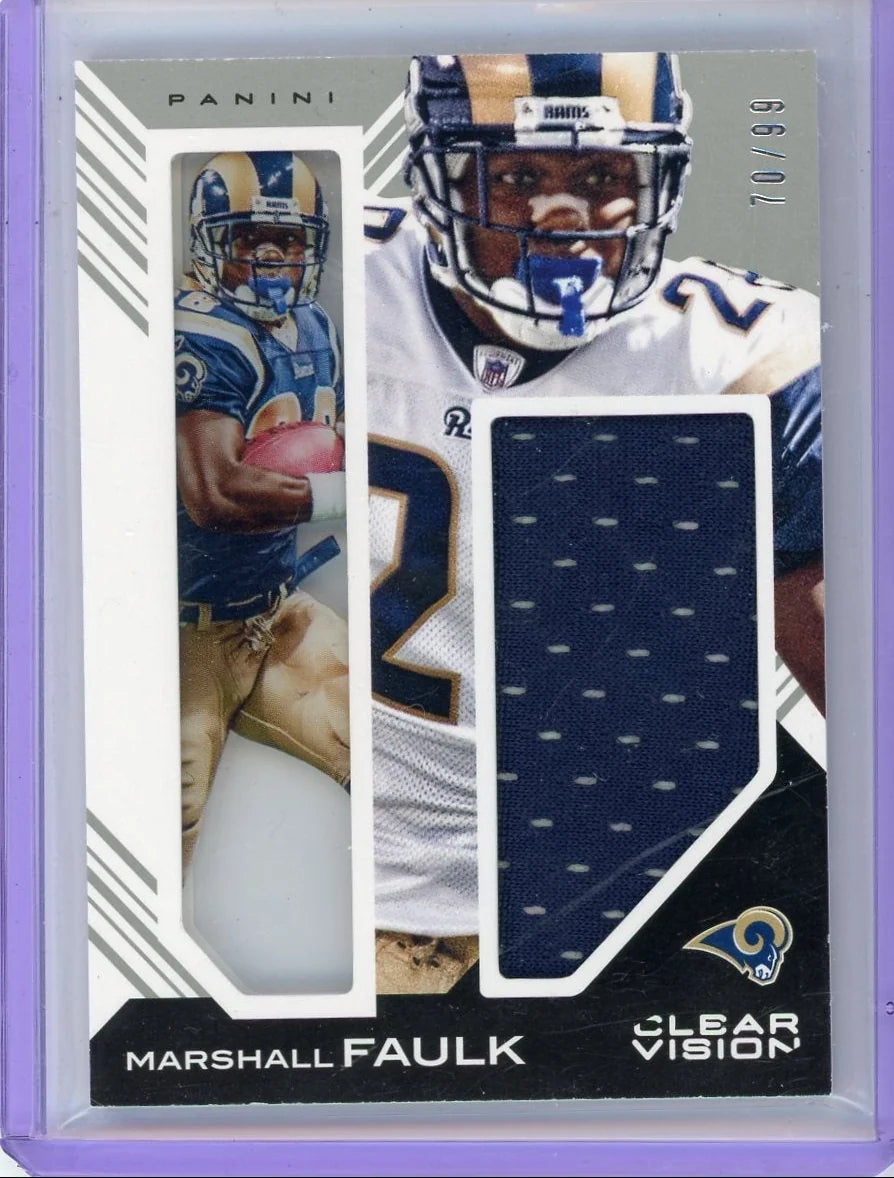 Marshall Faulk 2015 Panini Clear Vision #'d 70/99