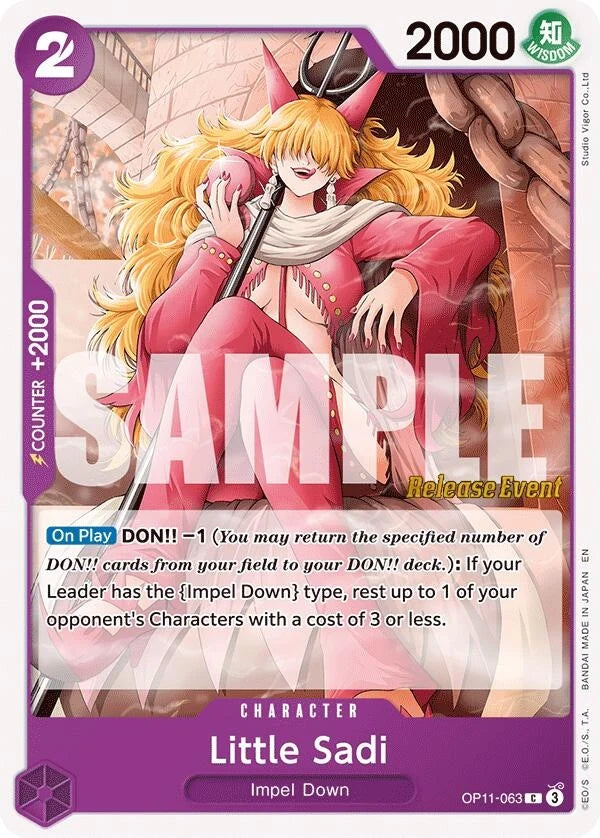 Little Sadi (OP11-063) (A Fist of Divine Speed Release Event Cards) (OP11 RE)