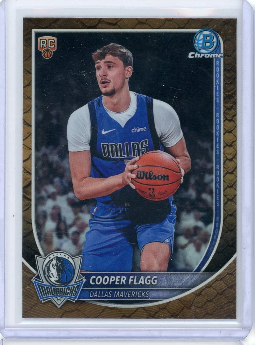 Cooper Flagg 2025-26 Bowman Chrome reptilian ref. RC
