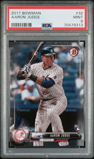 Aaron Judge 2017 Bowman RC #32 PSA 9