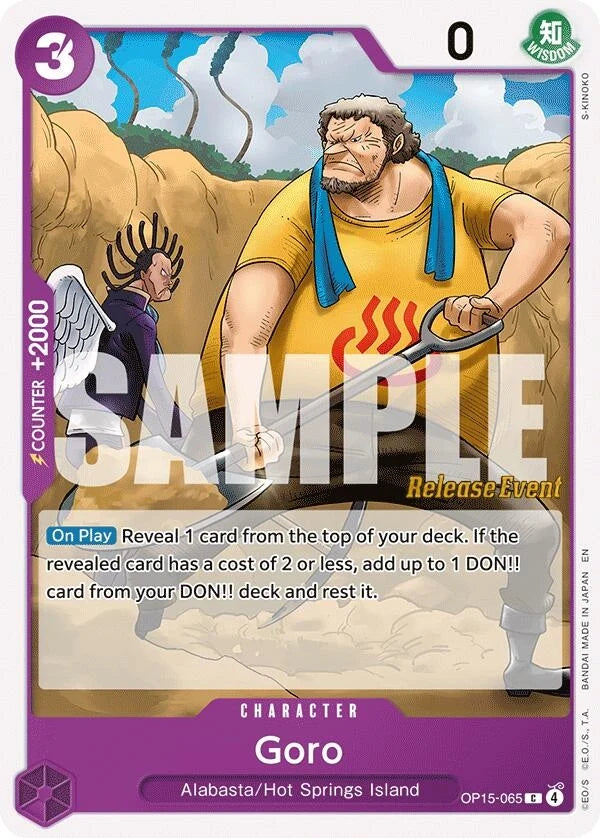 Goro (OP15-065) (Adventure on Kami's Island Release Event Cards) (OP15 RE)