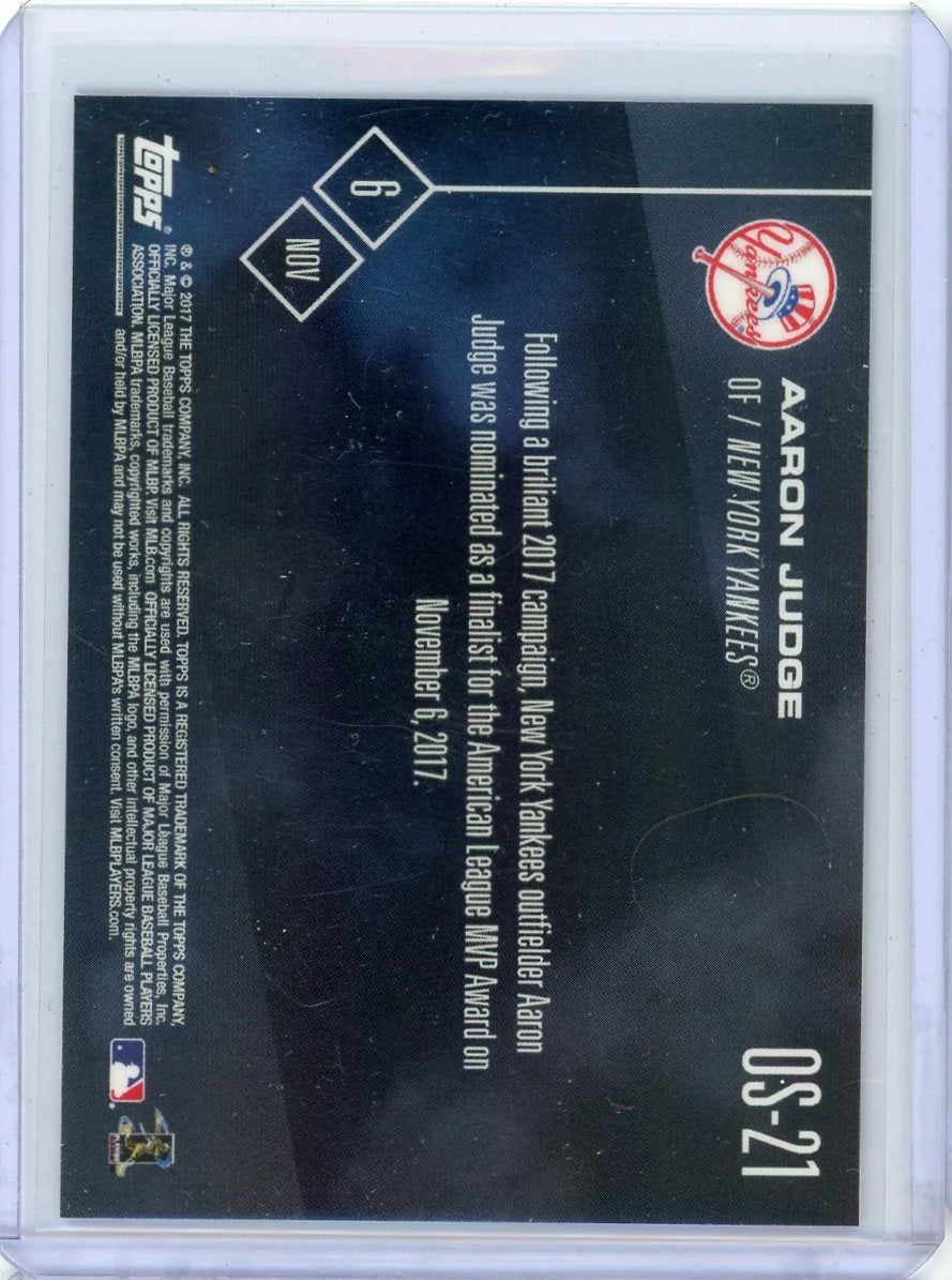 Aaron Judge 2017 Topps NOW #OS-21 RC