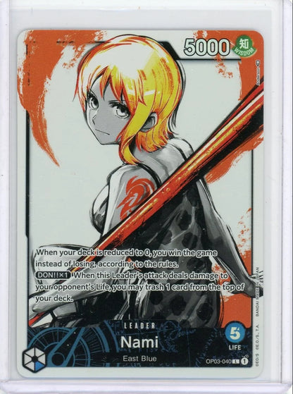 Nami One Piece Pillars Of Strength Alt. Art OP03-040