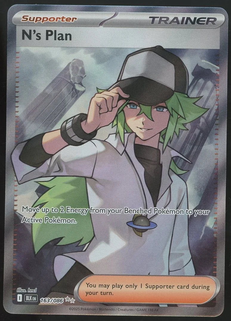 N's Plan 2025 Pokémon Black Bolt #163/086