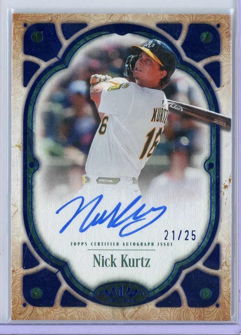 Nick Kurtz 2026 Topps Tier One Auto #T1A-NK #'d /25