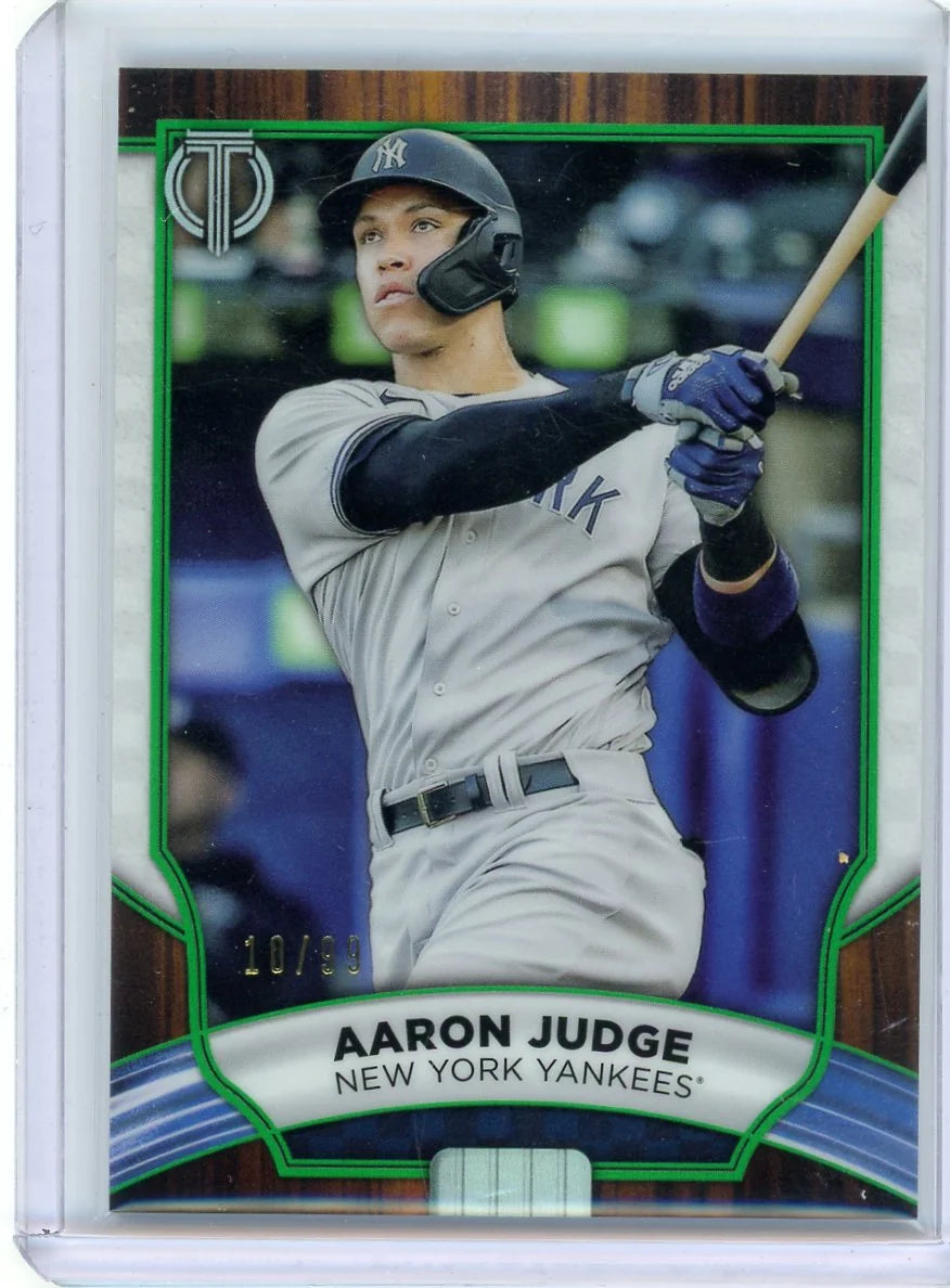 Aaron Judge 2022 Topps Tribute Green #'d 10/99