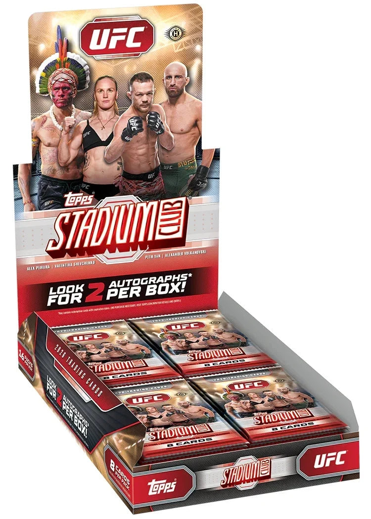 2026 Topps UFC Stadium Club Hobby 12 Box Case