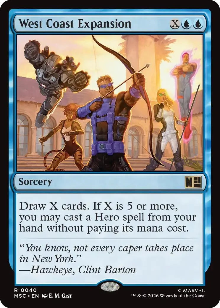 West Coast Expansion (Surge Foil) (40) (Marvel Super Heroes)