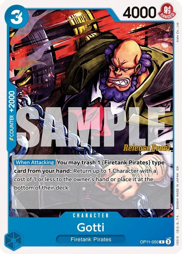Gotti (OP11-050) (A Fist of Divine Speed Release Event Cards) (OP11 RE)