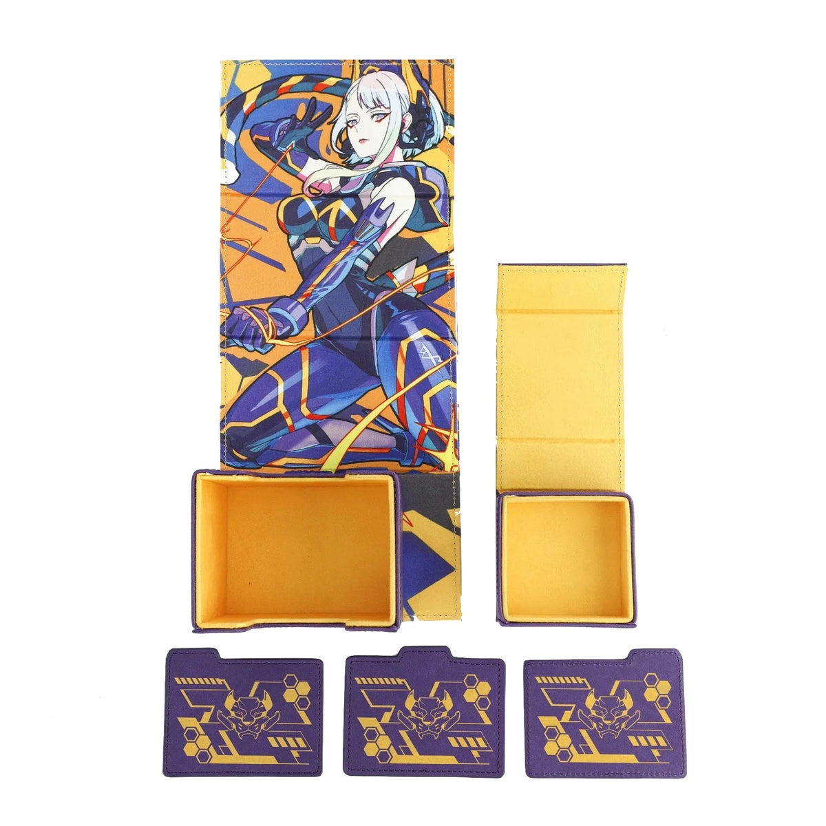 Cyberse Punks Dicewinder Deck Box with Magnetic Dice Tray (Lucille)