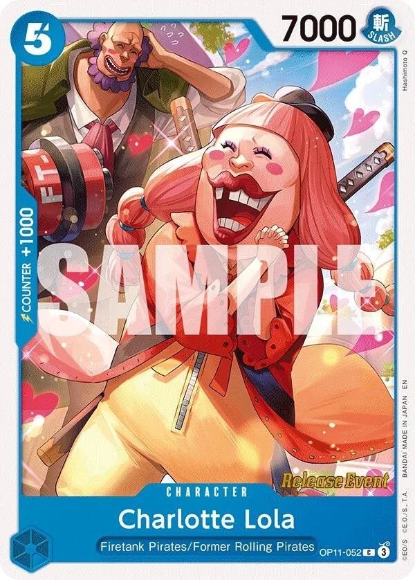 Charlotte Lola (OP11-052) (A Fist of Divine Speed Release Event Cards) (OP11 RE)