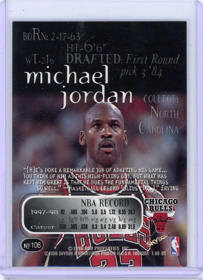 Michael Jordan 1998 SkyBox Thunder #106