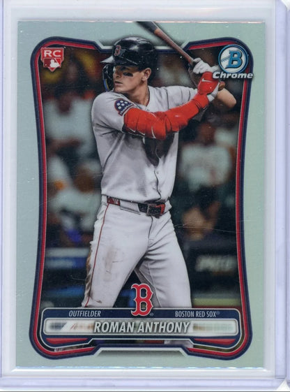 Roman Anthony 2026 Bowman Chrome Red RC Logo