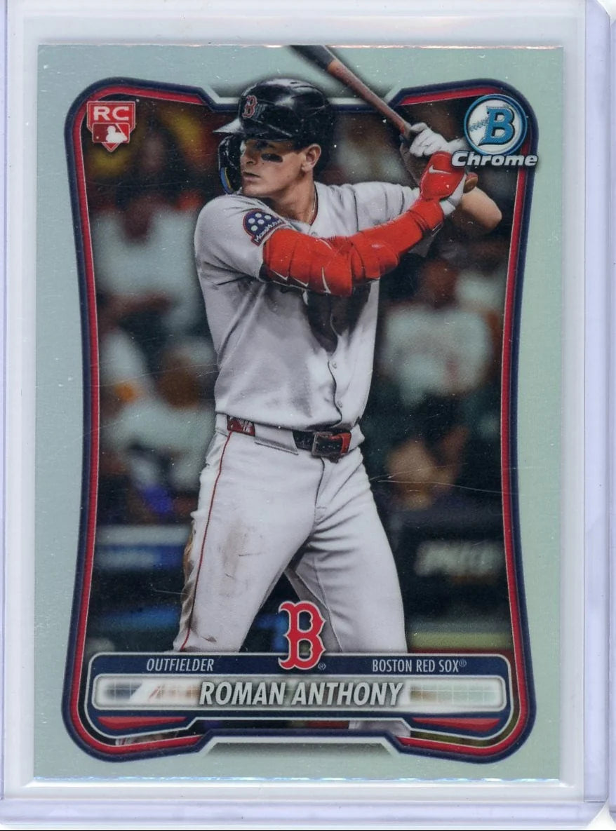 Roman Anthony 2026 Bowman Chrome Red RC Logo