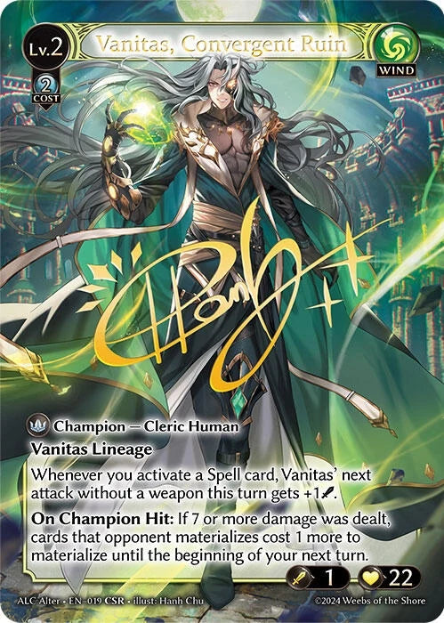 Vanitas, Convergent Ruin (CSR) (019) (Alchemical Revolution Alter Edition) (ALC Alter)