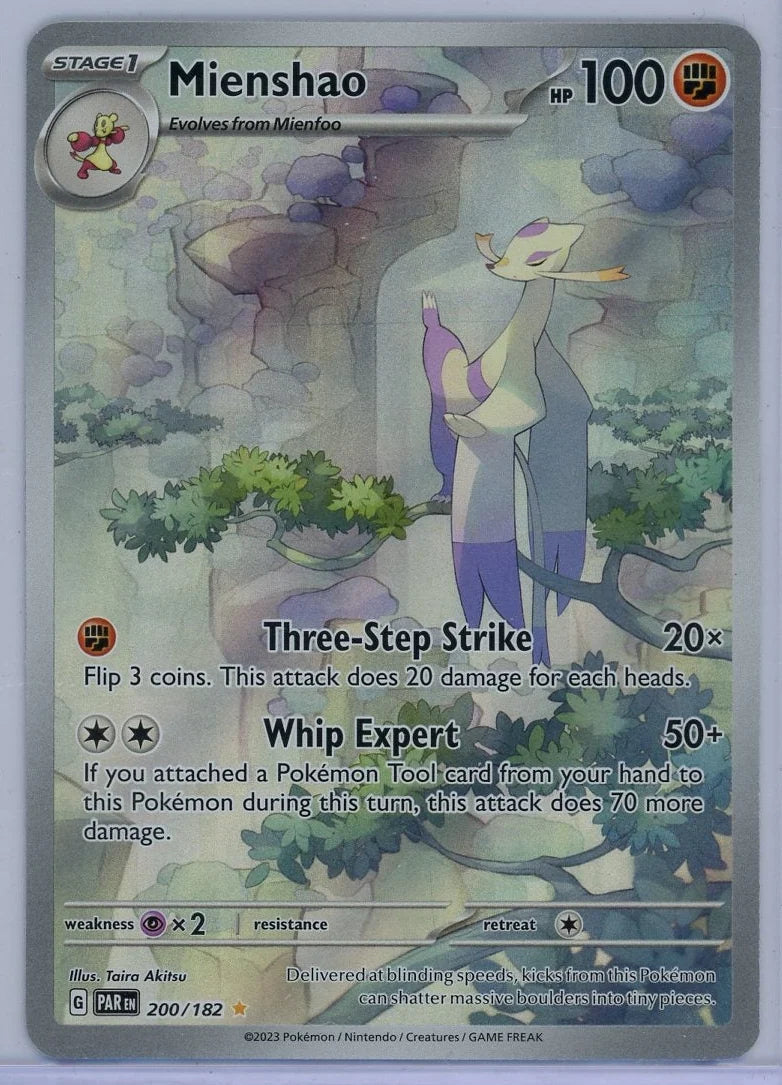 Mienshao 2023 Pokémon Paradox Rift #200/182